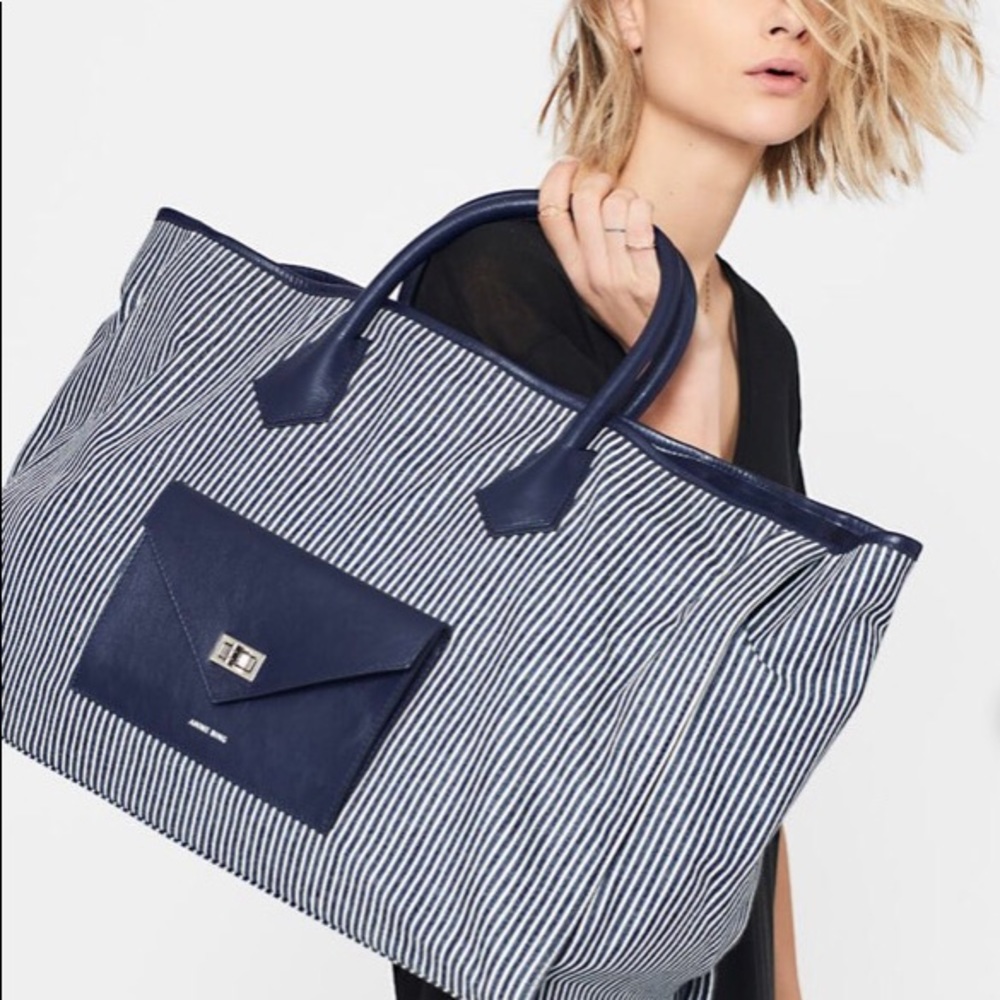 Striped Capri Travel bag by Anine Bing